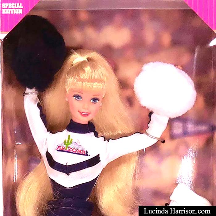 1996 Barbie Doll Cheerleader University of Arizona MINT CONDITION