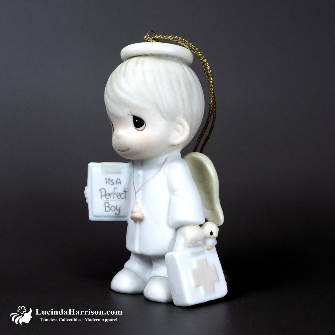 VTG Enesco Precious Moments Mini Doctor Angel Ornament