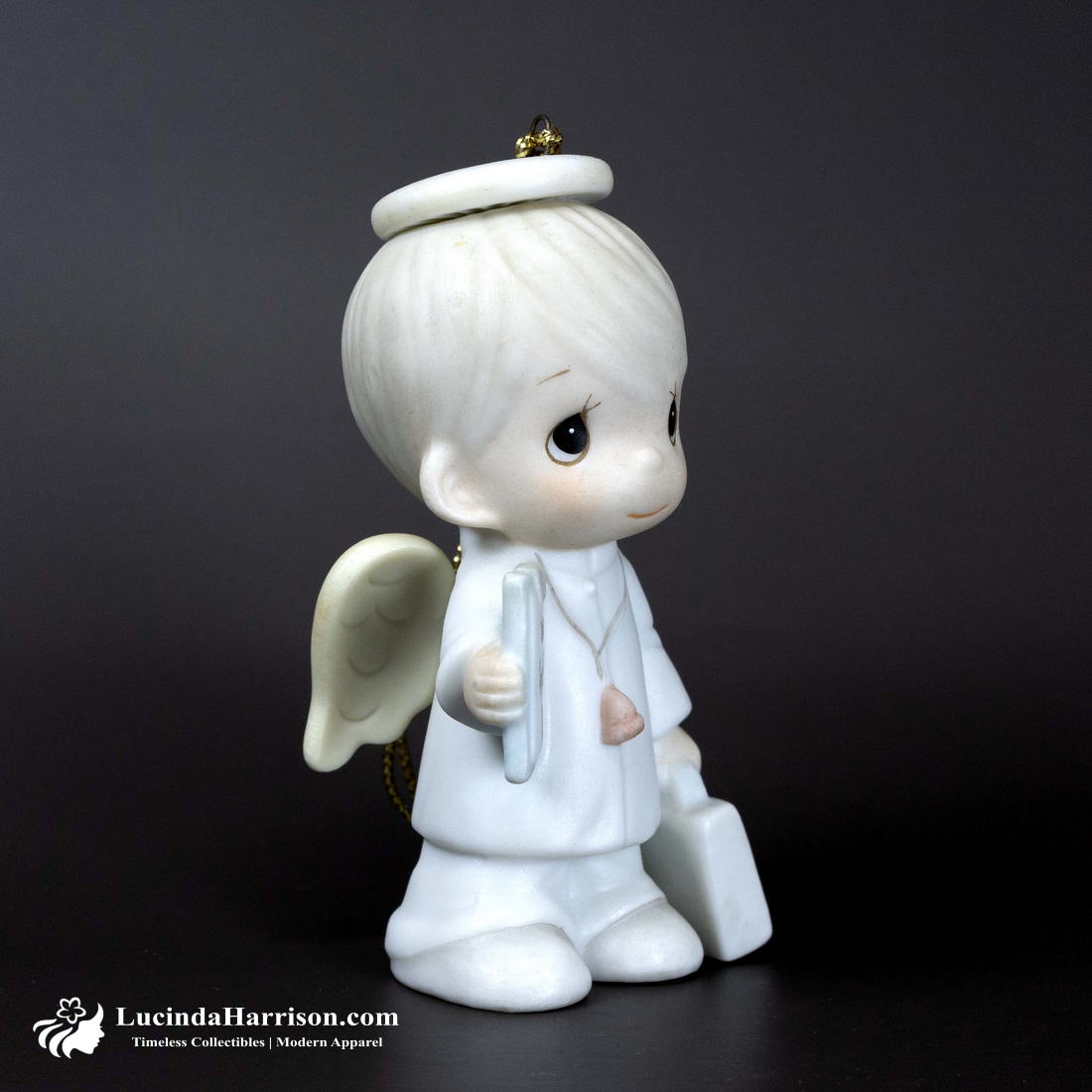 VTG Enesco Precious Moments Mini Doctor Angel Ornament