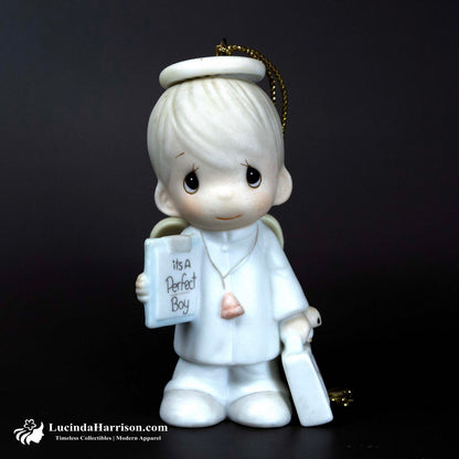 VTG Enesco Precious Moments Mini Doctor Angel Ornament