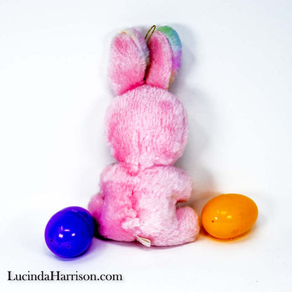 Rainbow Plush Easter Bunny Spring Rabbit Multicolors