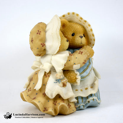 VTG Enesco Cherished Teddies Sisters Hugs Soothe the Soul