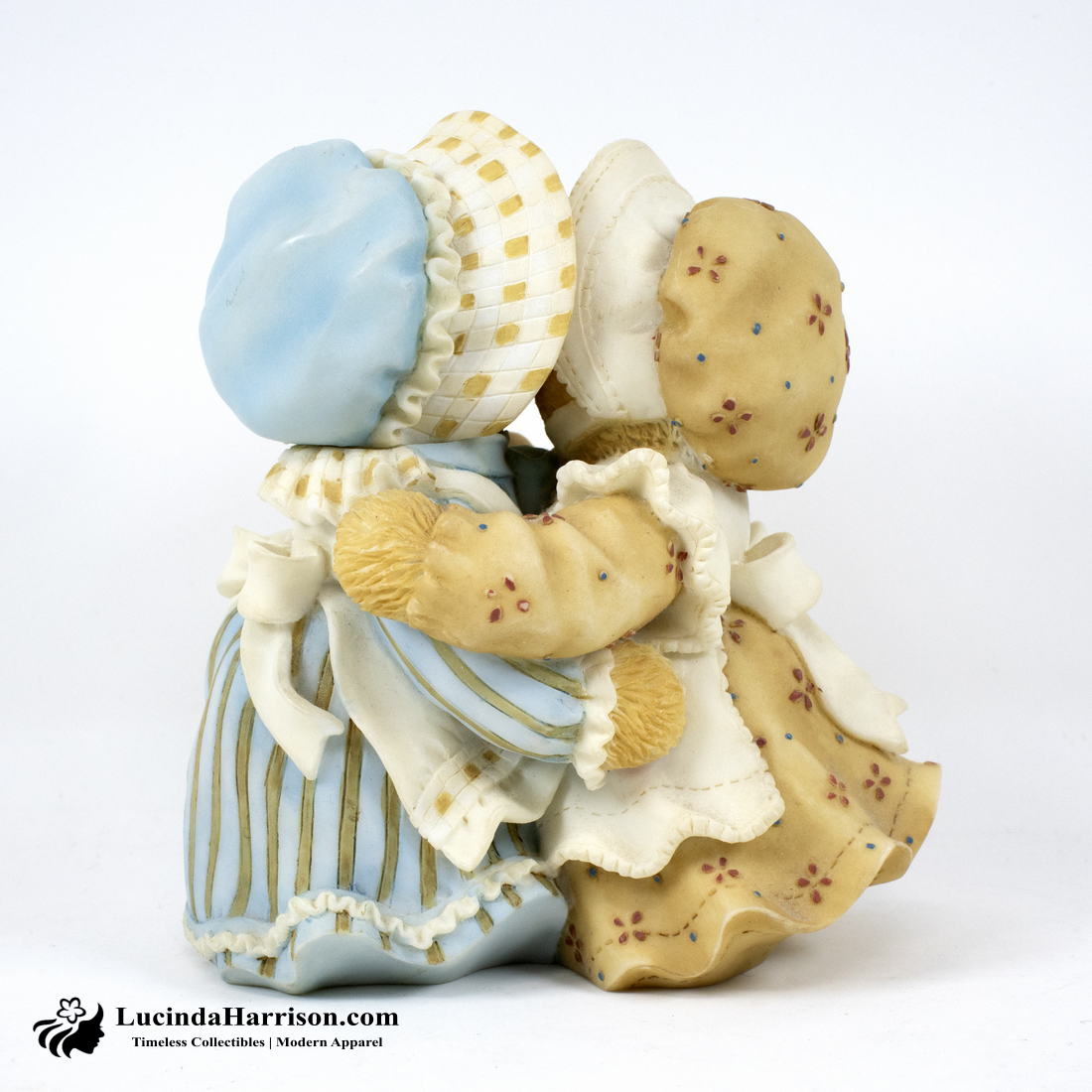 VTG Enesco Cherished Teddies Sisters Hugs Soothe the Soul