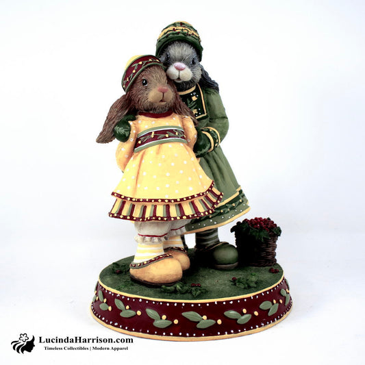 VTG Swedish Woodsong Sisters Whimsical Figurine