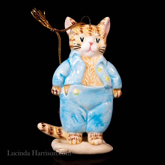 1982 Schmid Beatrix Potter Tom Kitten Hanging Ornament