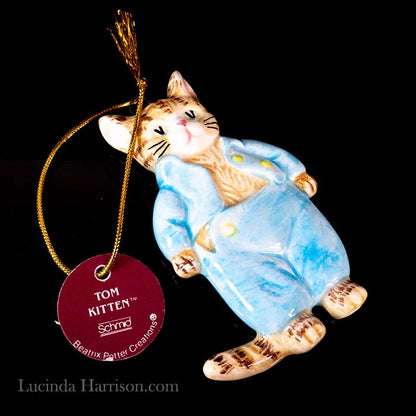 1982 Schmid Beatrix Potter Tom Kitten Hanging Ornament