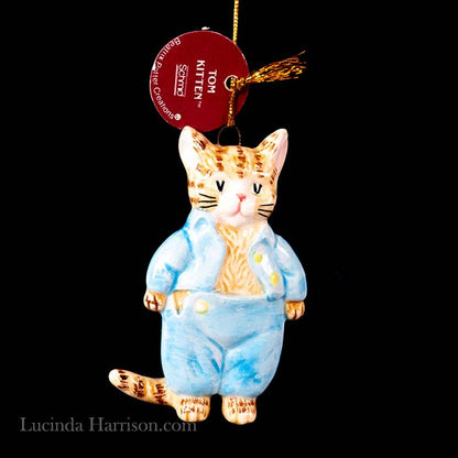 1982 Schmid Beatrix Potter Tom Kitten Hanging Ornament