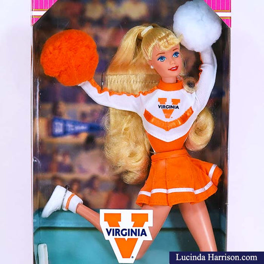 1996 Barbie Doll Cheerleader University of Virginia MINT CONDITION - INVESTMENT GRADE