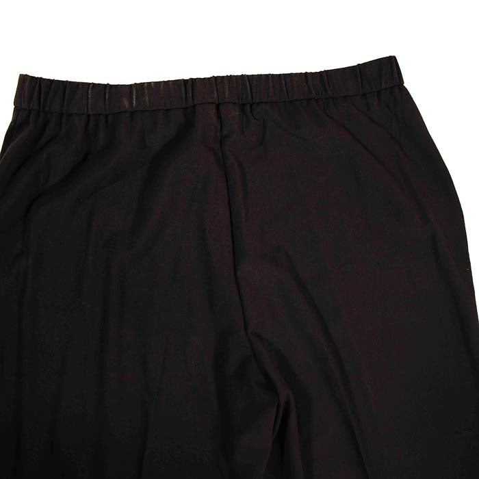 SagHarbor Black Elastic Band Waistband Pants Petite 14P Short