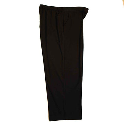 SagHarbor Black Elastic Band Waistband Pants Petite 14P Short